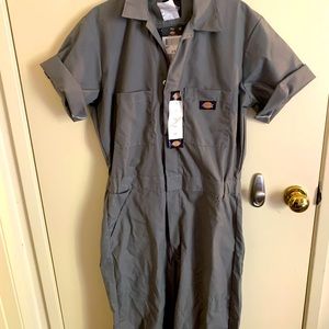 BRAND NEW NWT Men’s Dickies Short Sleeve Coveralls - Gray